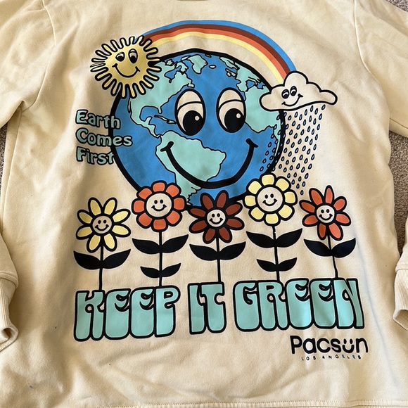 Pacsun medium yellow sweater - Picture 2 of 4